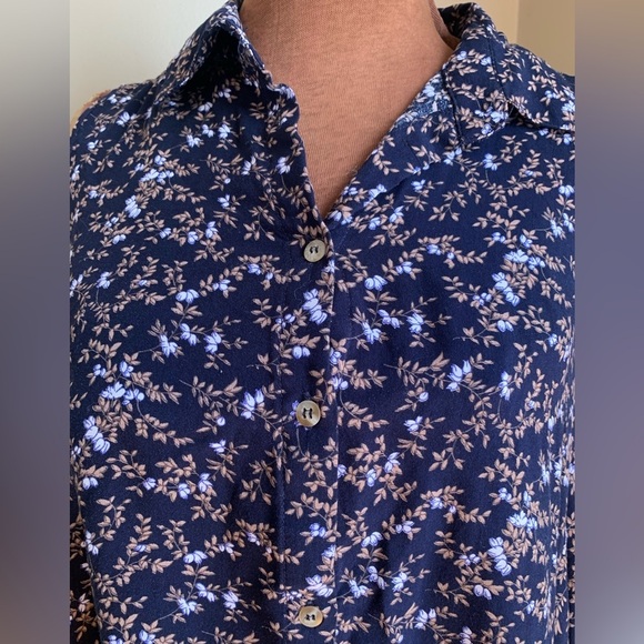 Umgee layered blouse floral tunic - Picture 2 of 9